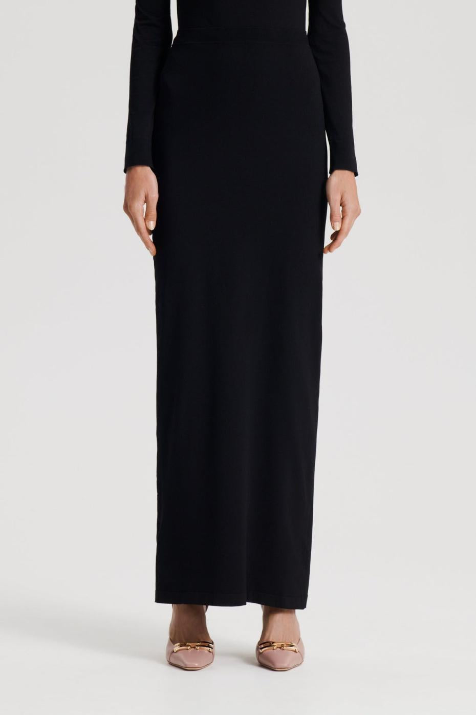 Skirts | Women Scanlan Theodore MICRO KNIT SKIRT Black