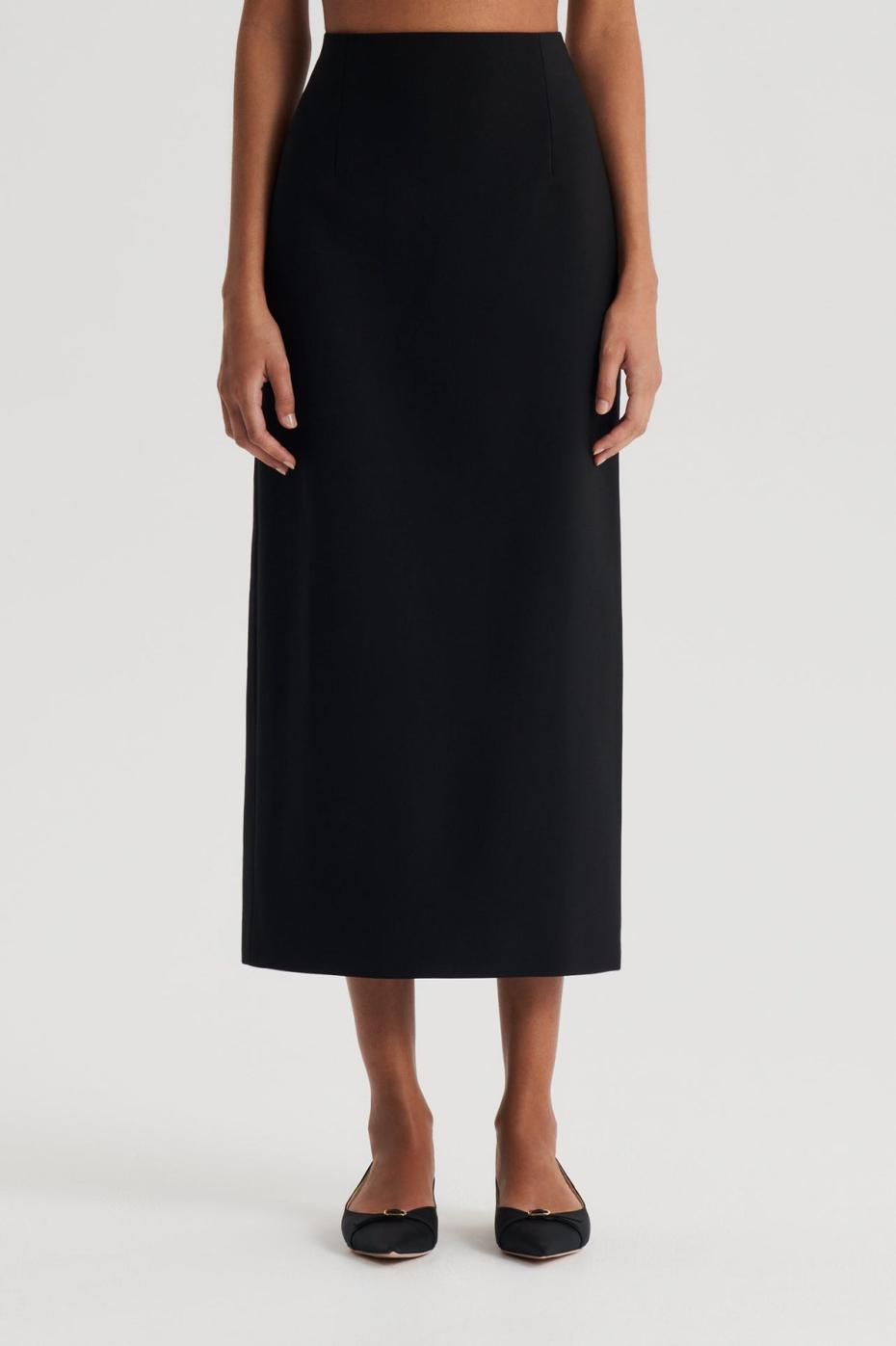 Skirts | Women Scanlan Theodore MILANO PENCIL SKIRT Black