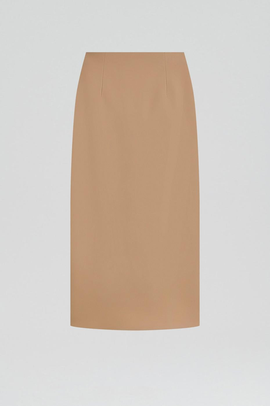 Skirts | Women Scanlan Theodore MILANO PENCIL SKIRT Camel