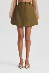 Skirts | Women Scanlan Theodore MINI SKIRT Olive