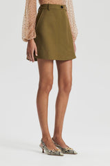 Skirts | Women Scanlan Theodore MINI SKIRT Olive