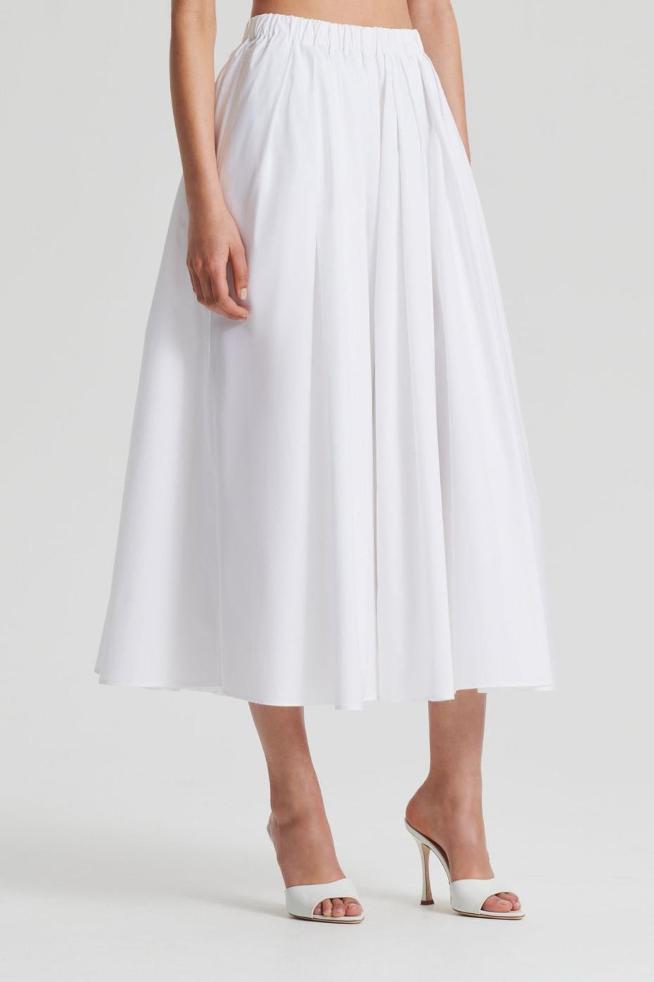 Skirts | Women Scanlan Theodore PARACHUTE FULL SKIRT White