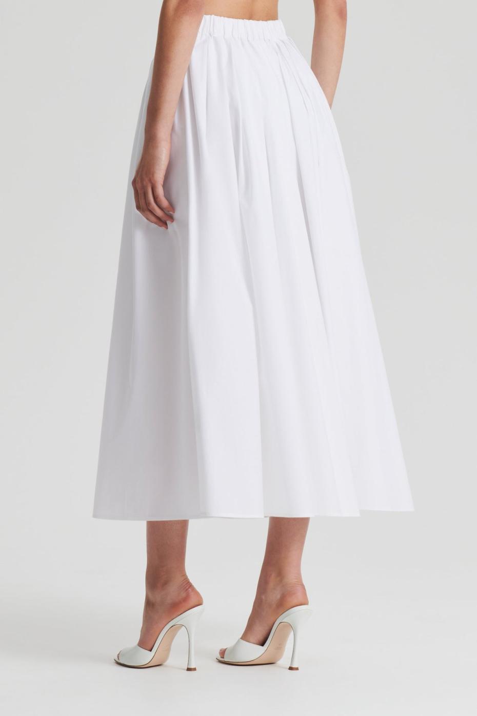 Skirts | Women Scanlan Theodore PARACHUTE FULL SKIRT White