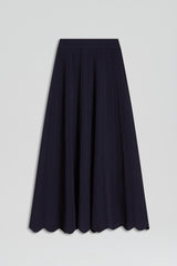 Skirts | Women Scanlan Theodore PLEAT LACE SKIRT Navy