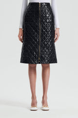 Skirts | Women Scanlan Theodore QUILTED SKIRT Black