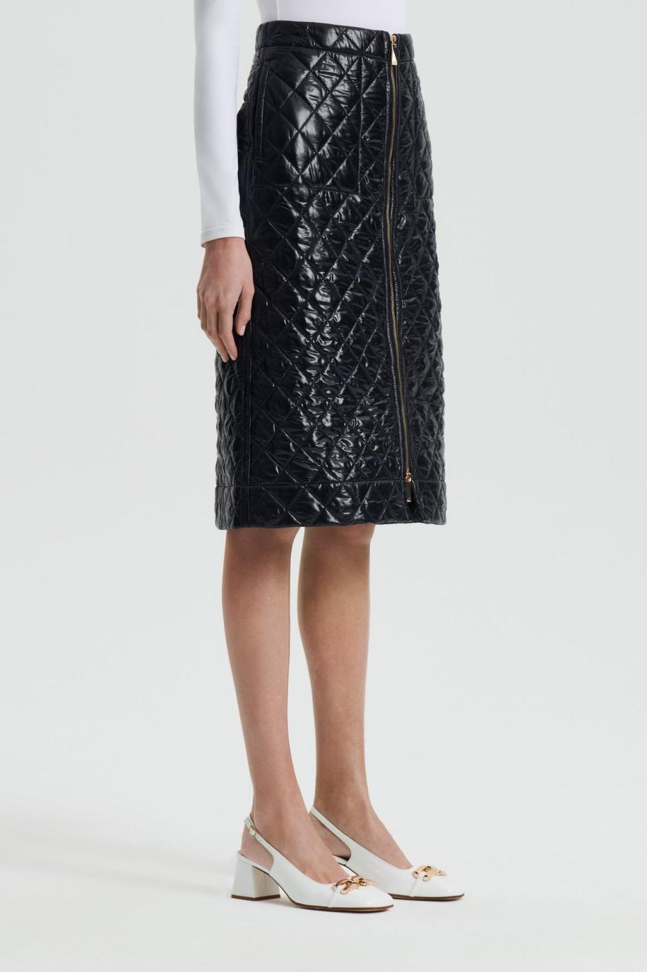 Skirts | Women Scanlan Theodore QUILTED SKIRT Black