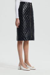 Skirts | Women Scanlan Theodore QUILTED SKIRT Black
