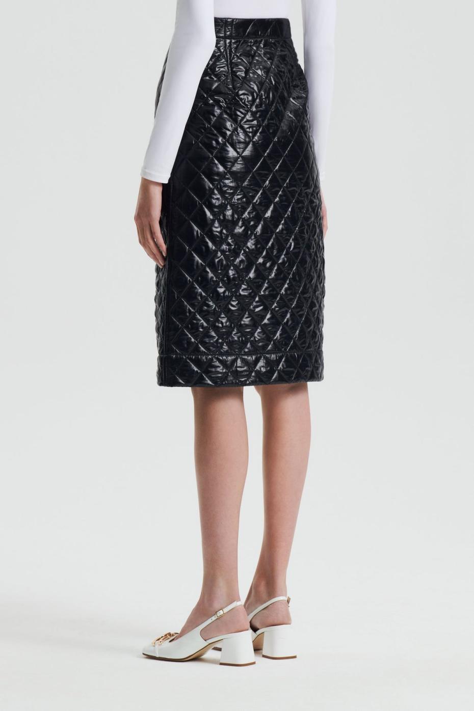 Skirts | Women Scanlan Theodore QUILTED SKIRT Black