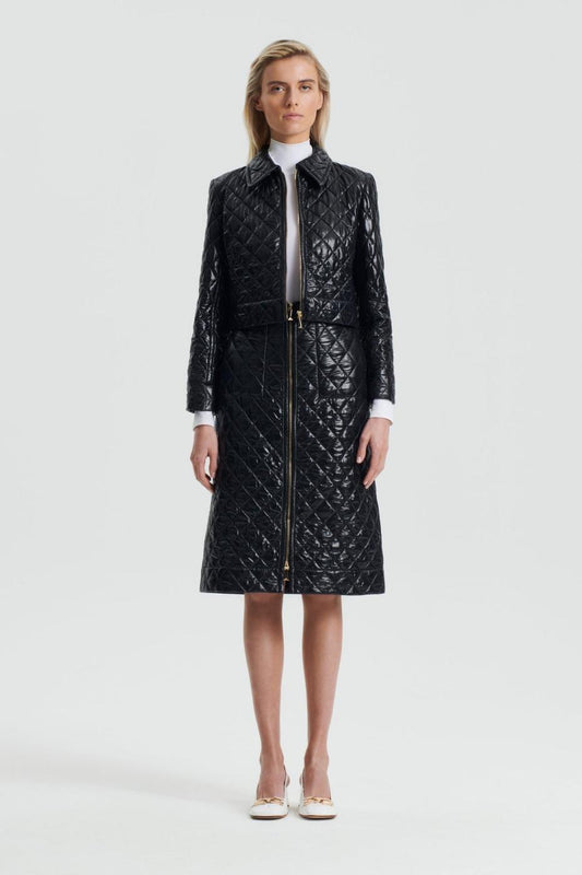 Skirts | Women Scanlan Theodore QUILTED SKIRT Black