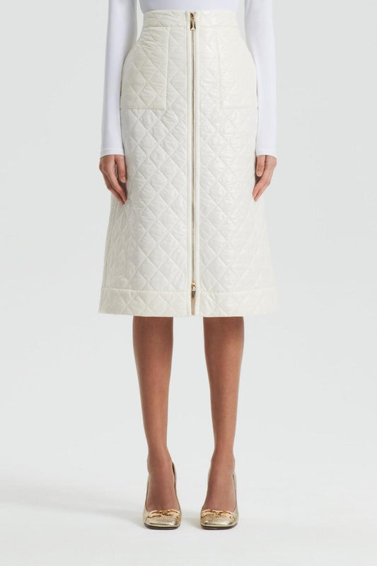 Skirts | Women Scanlan Theodore QUILTED SKIRT White
