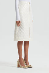 Skirts | Women Scanlan Theodore QUILTED SKIRT White