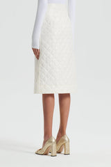 Skirts | Women Scanlan Theodore QUILTED SKIRT White