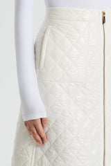 Skirts | Women Scanlan Theodore QUILTED SKIRT White