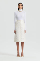 Skirts | Women Scanlan Theodore QUILTED SKIRT White