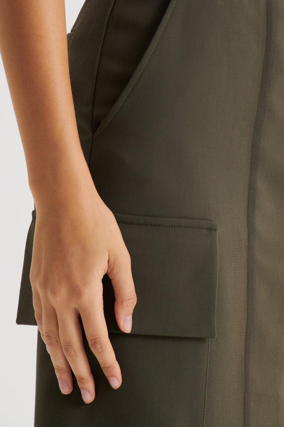 Skirts | Women Scanlan Theodore TAILORED PATCH POCKET SKIRT Jungle