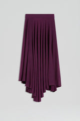 Skirts | Women Scanlan Theodore TINSEL DRAPE SKIRT Aubergine