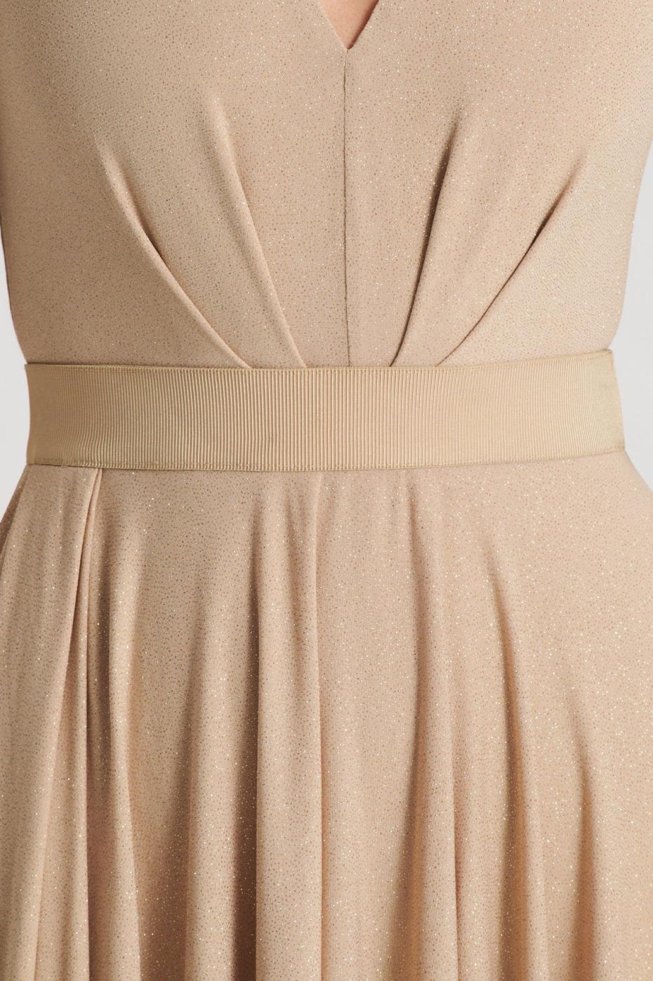 Skirts | Women Scanlan Theodore TINSEL DRAPE SKIRT Champagne