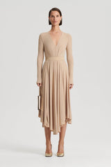 Skirts | Women Scanlan Theodore TINSEL DRAPE SKIRT Champagne