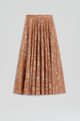 Skirts | Women Scanlan Theodore TINSEL FLORAL SKIRT Spice