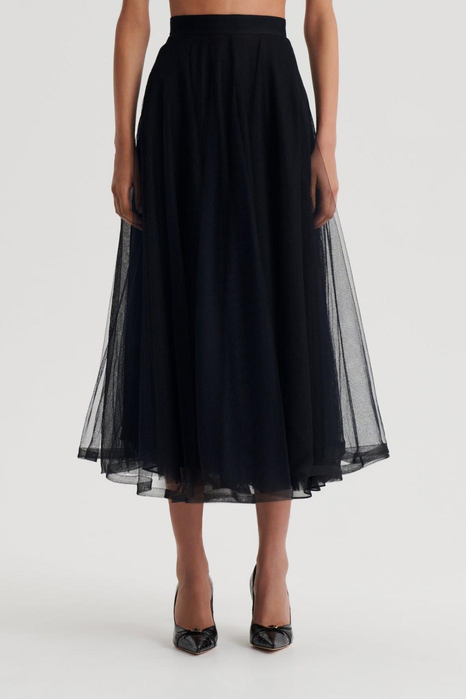 Skirts | Women Scanlan Theodore TULLE SKIRT Black