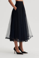 Skirts | Women Scanlan Theodore TULLE SKIRT Black