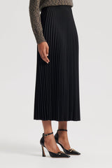 Skirts | Women Scanlan Theodore TWILL PLEAT SKIRT Black