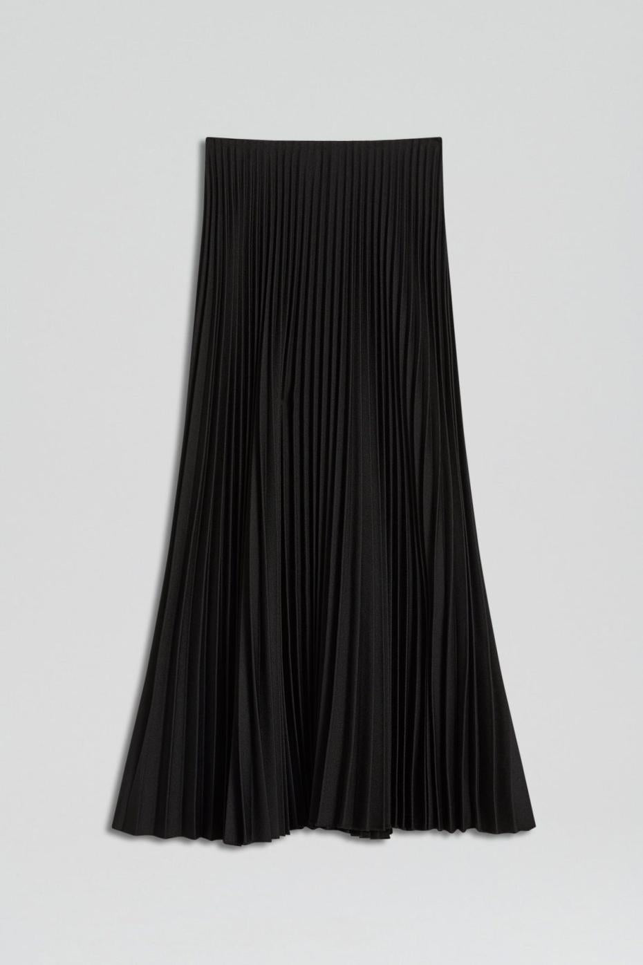 Skirts | Women Scanlan Theodore TWILL PLEAT SKIRT Black