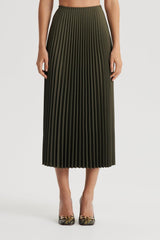 Skirts | Women Scanlan Theodore TWILL PLEAT SKIRT Jungle