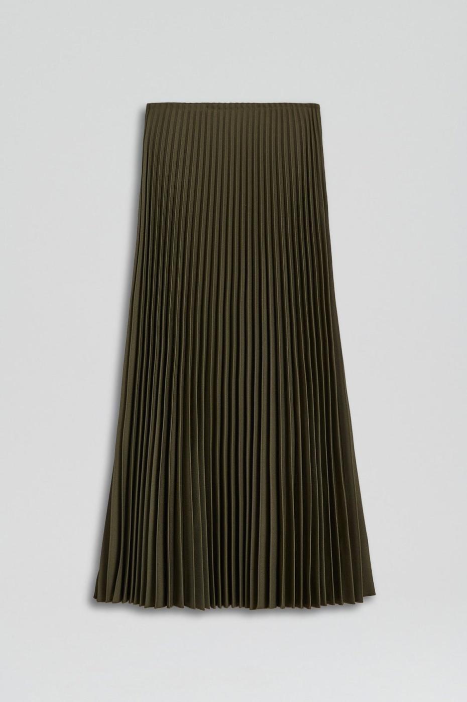 Skirts | Women Scanlan Theodore TWILL PLEAT SKIRT Jungle