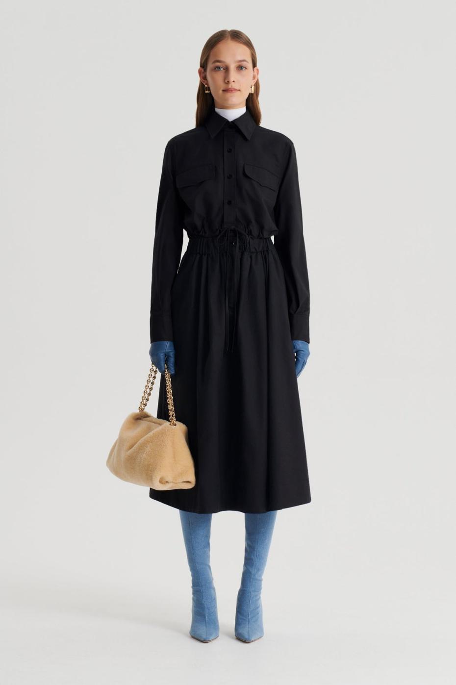 Skirts | Women Scanlan Theodore WIDE CARGO SKIRT Black