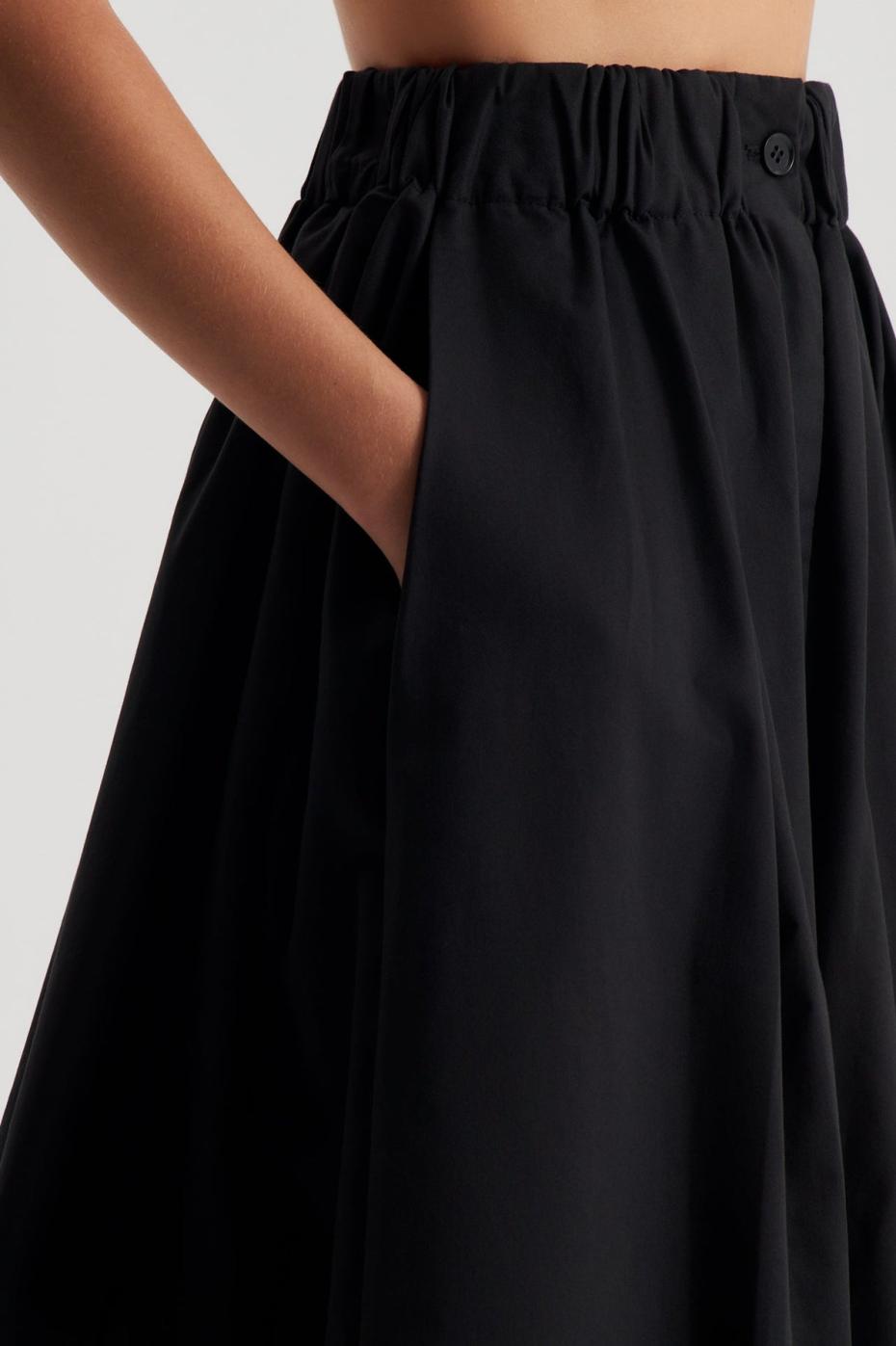 Skirts | Women Scanlan Theodore WIDE CARGO SKIRT Black