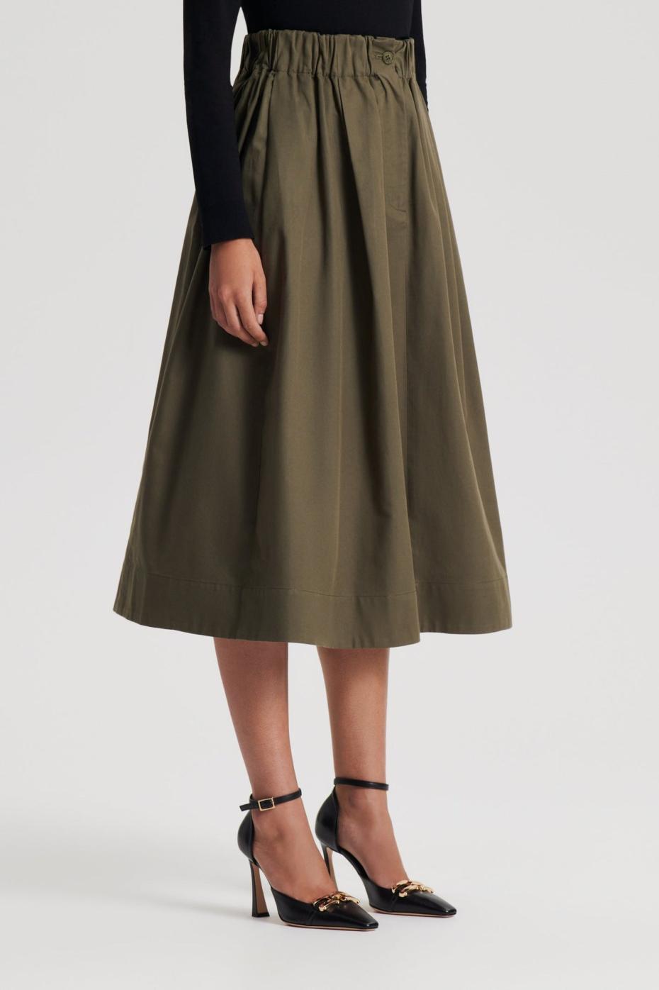 Skirts | Women Scanlan Theodore WIDE CARGO SKIRT Jungle
