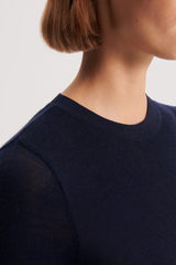 Sweaters | Women Scanlan Theodore Babywool Crew Neck Sweater Navy |Tops| Scanlan Theodore Babywool Crew Neck Sweater Navy /tops/ Scanlan Theodore
