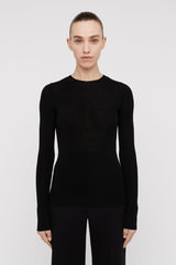 Sweaters | Women Scanlan Theodore BABYWOOL CREW SWEATER Black All