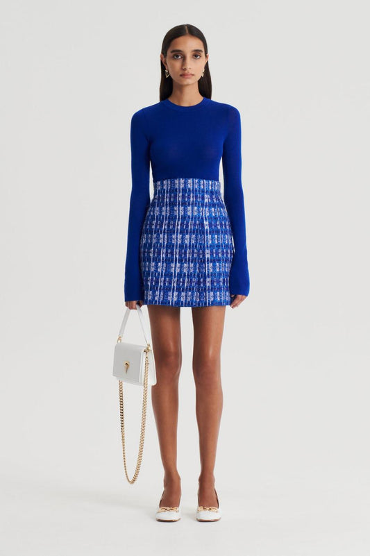 Sweaters | Women Scanlan Theodore BABYWOOL CREW SWEATER Cobalt