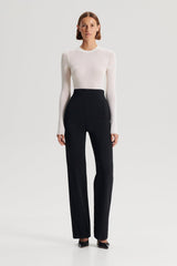 Sweaters | Women Scanlan Theodore BABYWOOL CREW SWEATER Ivory