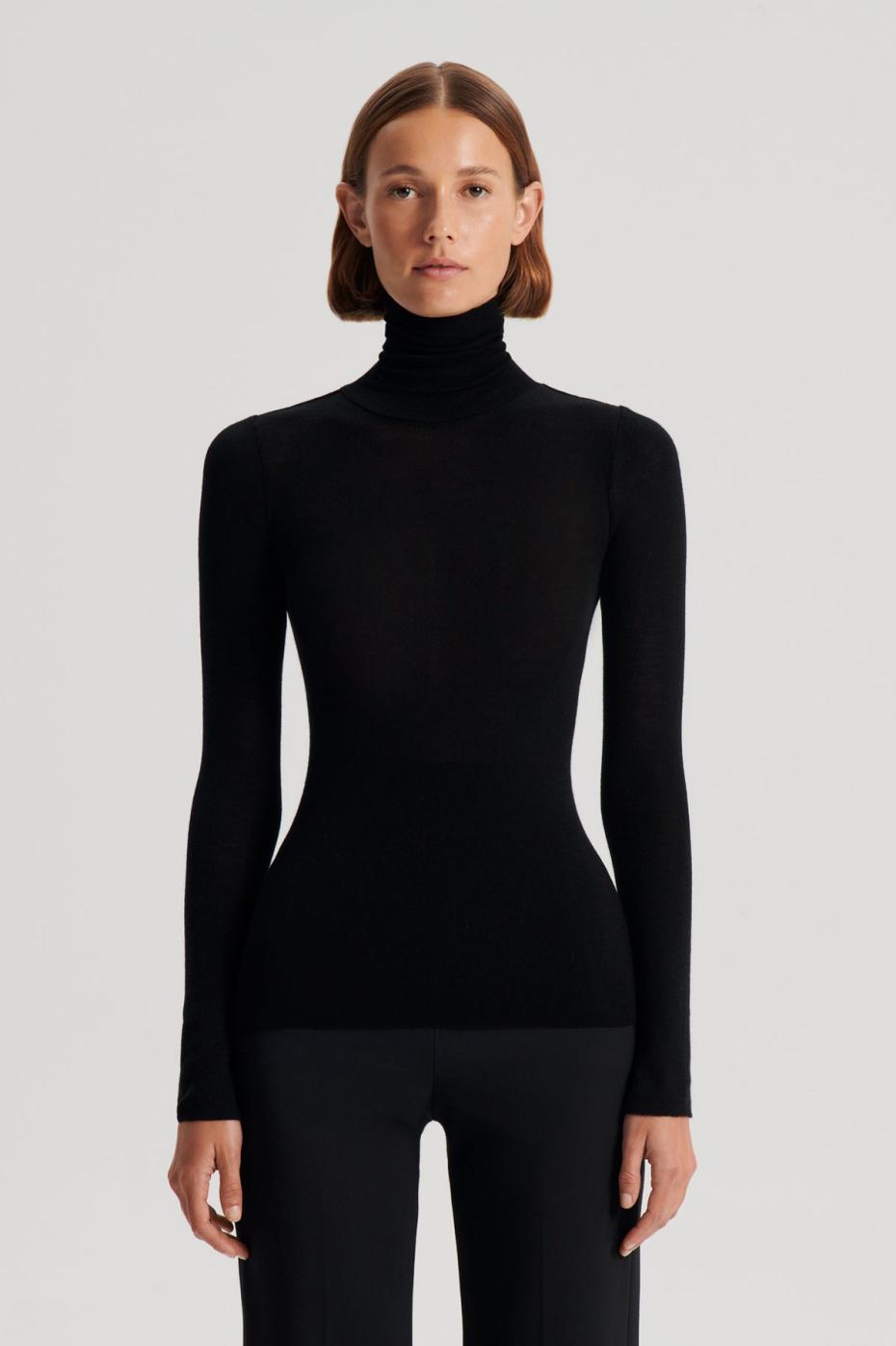 Sweaters | Women Scanlan Theodore BABYWOOL POLO Black All Online