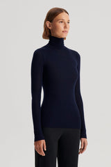 Sweaters | Women Scanlan Theodore Babywool Polo Neck Navy |Tops| Scanlan Theodore Babywool Polo Neck Navy /tops/ Scanlan Theodore