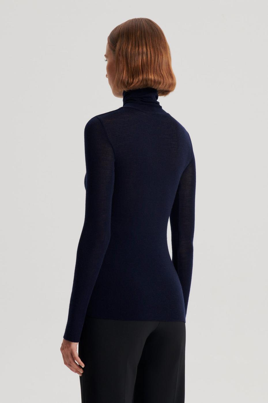 Sweaters | Women Scanlan Theodore Babywool Polo Neck Navy |Tops| Scanlan Theodore Babywool Polo Neck Navy /tops/ Scanlan Theodore