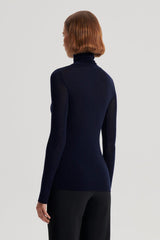 Sweaters | Women Scanlan Theodore Babywool Polo Neck Navy |Tops| Scanlan Theodore Babywool Polo Neck Navy /tops/ Scanlan Theodore