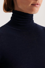 Sweaters | Women Scanlan Theodore Babywool Polo Neck Navy |Tops| Scanlan Theodore Babywool Polo Neck Navy /tops/ Scanlan Theodore