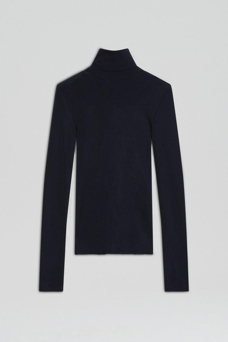 Sweaters | Women Scanlan Theodore Babywool Polo Neck Navy |Tops| Scanlan Theodore Babywool Polo Neck Navy /tops/ Scanlan Theodore