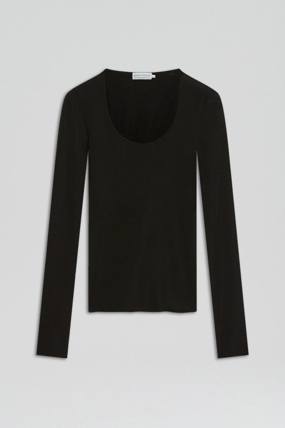 Sweaters | Women Scanlan Theodore BABYWOOL SCOOP NECK Black All