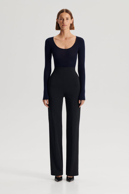 Sweaters | Women Scanlan Theodore BABYWOOL SCOOP NECK Navy All