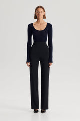 Sweaters | Women Scanlan Theodore BABYWOOL SCOOP NECK Navy All