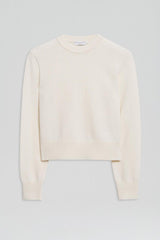 Sweaters | Women Scanlan Theodore CASHMERE CREW SWEATER Chalk
