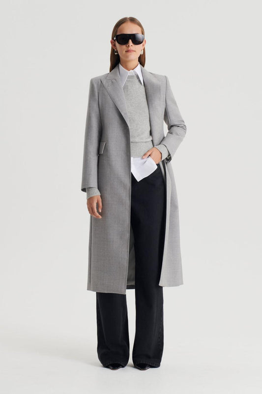 Sweaters | Women Scanlan Theodore CASHMERE CREW SWEATER Light.grey.melange