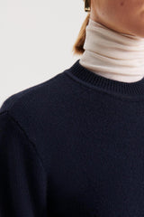 Sweaters | Women Scanlan Theodore CASHMERE CREW SWEATER Navy