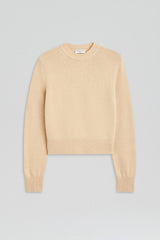 Sweaters | Women Scanlan Theodore CASHMERE CREW SWEATER Oat