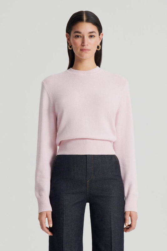 Sweaters | Women Scanlan Theodore CASHMERE CREW SWEATER Pale.pink